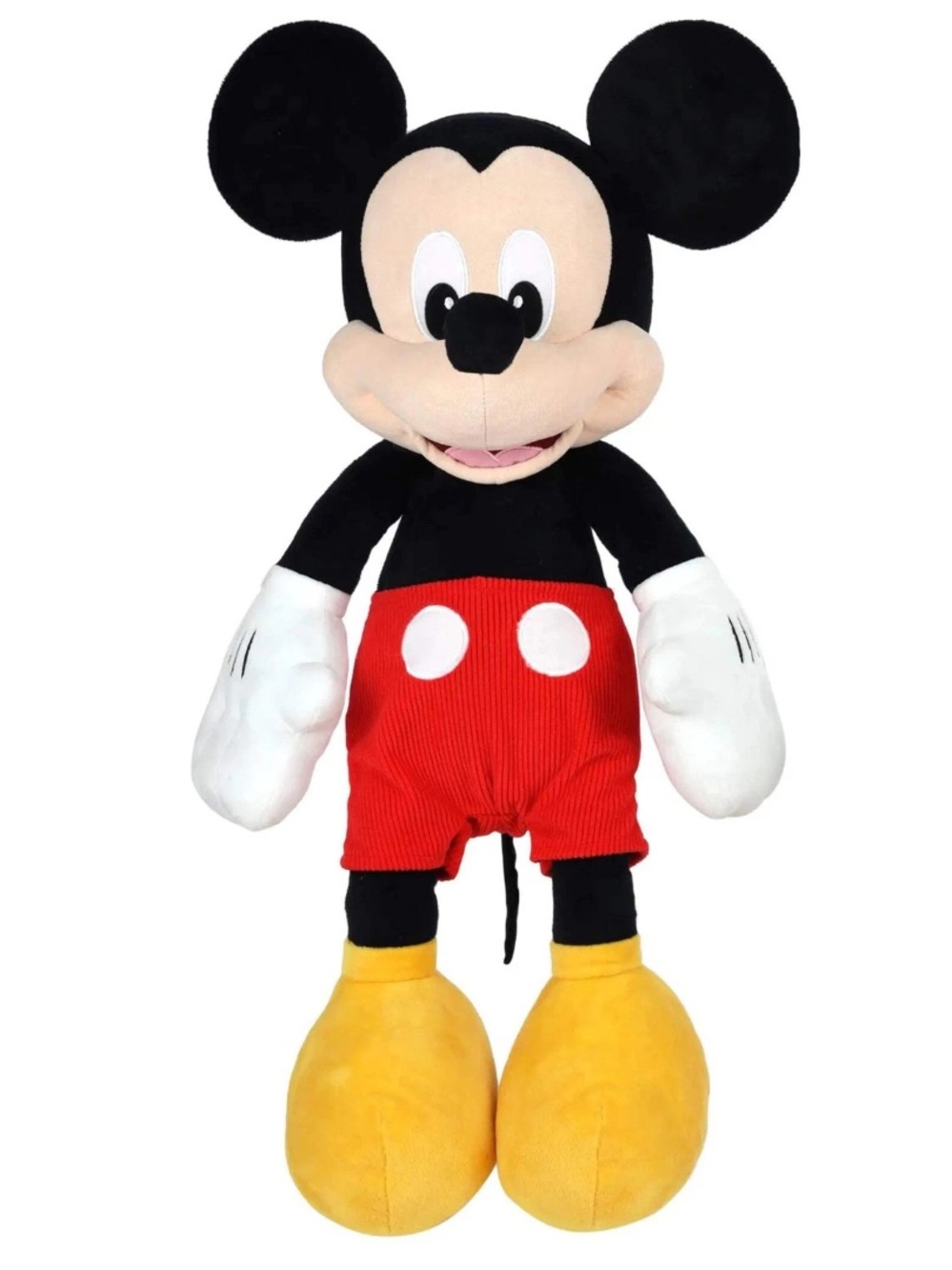 Disney Mickey Mouse Plush - Black, Red, Yellow, White